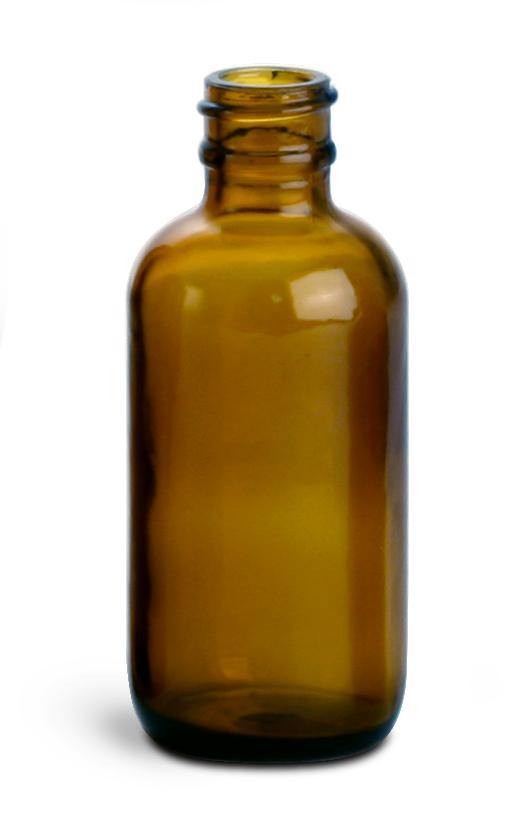 100 ml Amber Glass Bottle 24-400