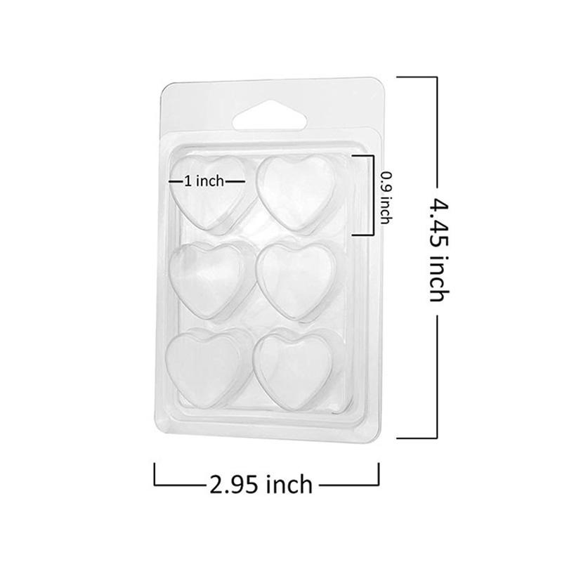 6 Cell Clamshell Wax Melt Packaging
