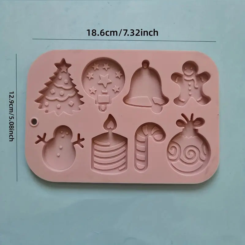 Christmas Silicone Mold 8 Cavity