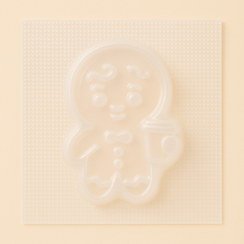 Coffee Gingerbread Man Vacuum Mold