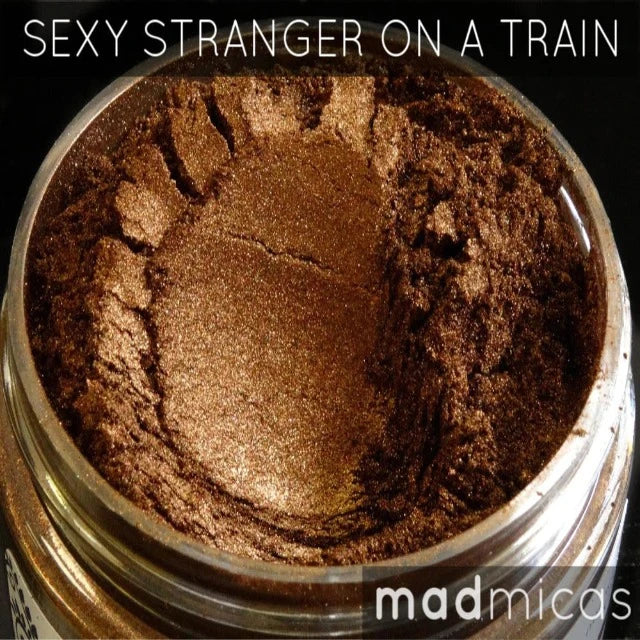 Sexy Stranger on a Train Brown Mica Mad Mica