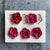 6-Cavity Silicone Rose Flower Fondant Mold Embed