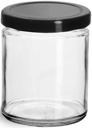 270 ml 9 oz Clear Glass Jar Set