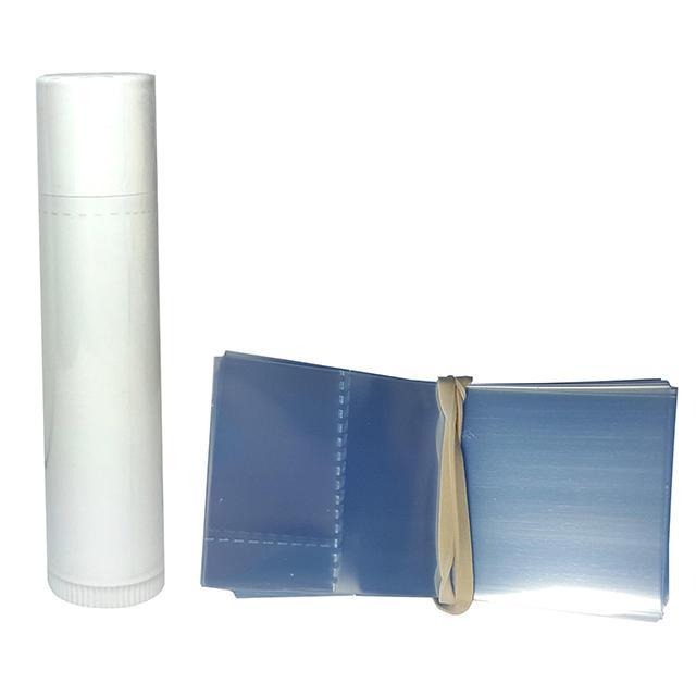 Shrink Bands Long for Round Lip Balm Tubes - Soap supplies,Soap supplies Canada,Soap supplies Calgary, Soap making kit, Soap making kit Canada, Soap making kit Calgary, Do it yourself soap kit, Do it yourself soap kit Canada,  Do it yourself soap kit Calgary- Soap and More the Learning Centre Inc