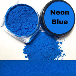 Neon Blue Pigment - Soap supplies,Soap supplies Canada,Soap supplies Calgary, Soap making kit, Soap making kit Canada, Soap making kit Calgary, Do it yourself soap kit, Do it yourself soap kit Canada,  Do it yourself soap kit Calgary- Soap and More the Learning Centre Inc