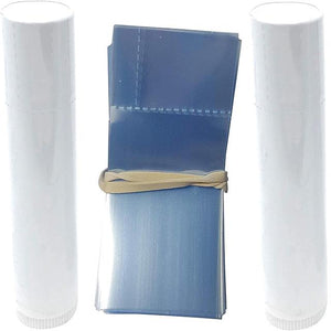 Shrink Bands Long for Round Lip Balm Tubes - Soap supplies,Soap supplies Canada,Soap supplies Calgary, Soap making kit, Soap making kit Canada, Soap making kit Calgary, Do it yourself soap kit, Do it yourself soap kit Canada,  Do it yourself soap kit Calgary- Soap and More the Learning Centre Inc