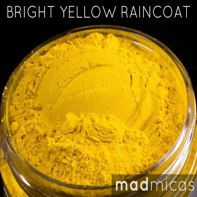 Bright Yellow Raincoat Mad Mica
