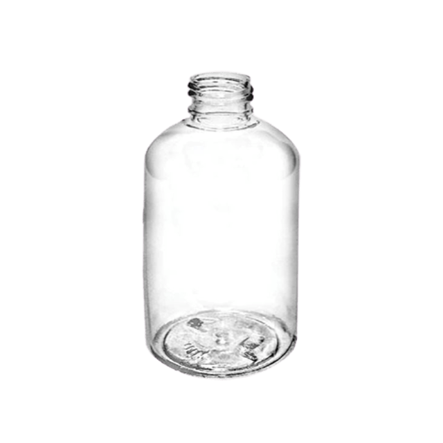 250 ml Clear PET Boston Round  LIDS SOLD SEPARATELY - Soap supplies,Soap supplies Canada,Soap supplies Calgary, Soap making kit, Soap making kit Canada, Soap making kit Calgary, Do it yourself soap kit, Do it yourself soap kit Canada,  Do it yourself soap kit Calgary- Soap and More the Learning Centre Inc
