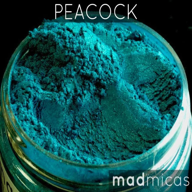Peacock Turquoise Teal Mad Mica