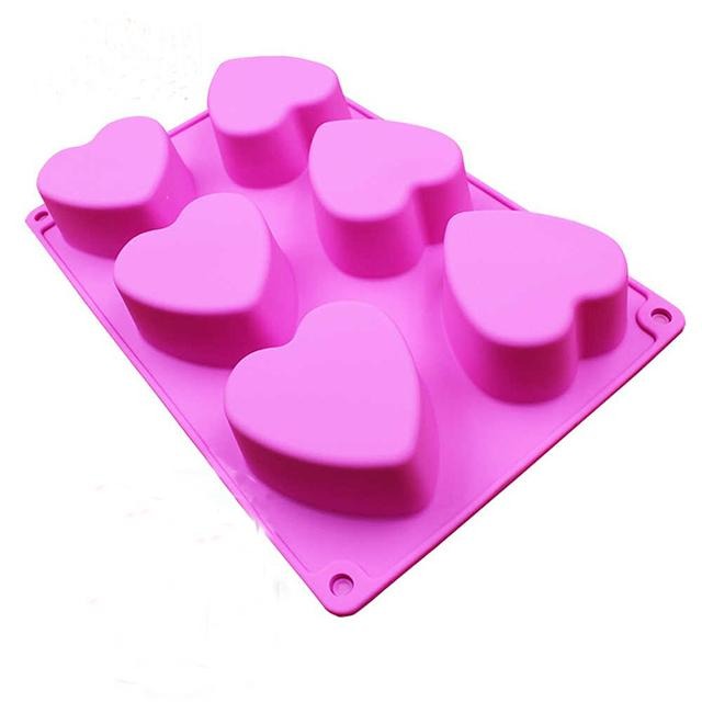 Hearts Soap Mold Silicone - Soap supplies,Soap supplies Canada,Soap supplies Calgary, Soap making kit, Soap making kit Canada, Soap making kit Calgary, Do it yourself soap kit, Do it yourself soap kit Canada,  Do it yourself soap kit Calgary- Soap and More the Learning Centre Inc