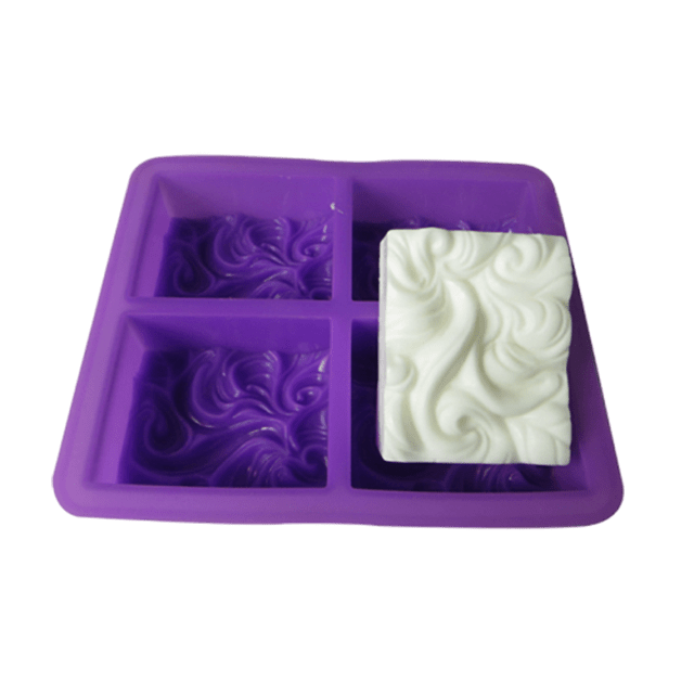 1 Pound Rectangle Bar Silicone Waves Mold - Soap supplies,Soap supplies Canada,Soap supplies Calgary, Soap making kit, Soap making kit Canada, Soap making kit Calgary, Do it yourself soap kit, Do it yourself soap kit Canada,  Do it yourself soap kit Calgary- Soap and More the Learning Centre Inc